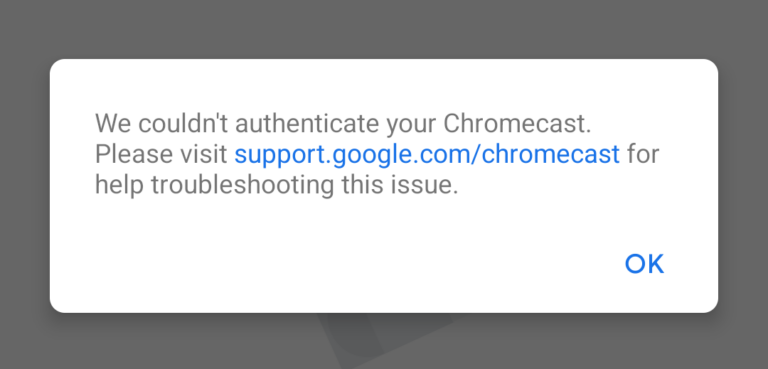 chromecast outage troubleshooting
