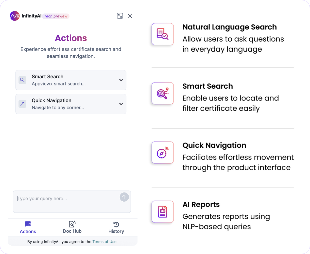 Improve User Experience with InfinityAI